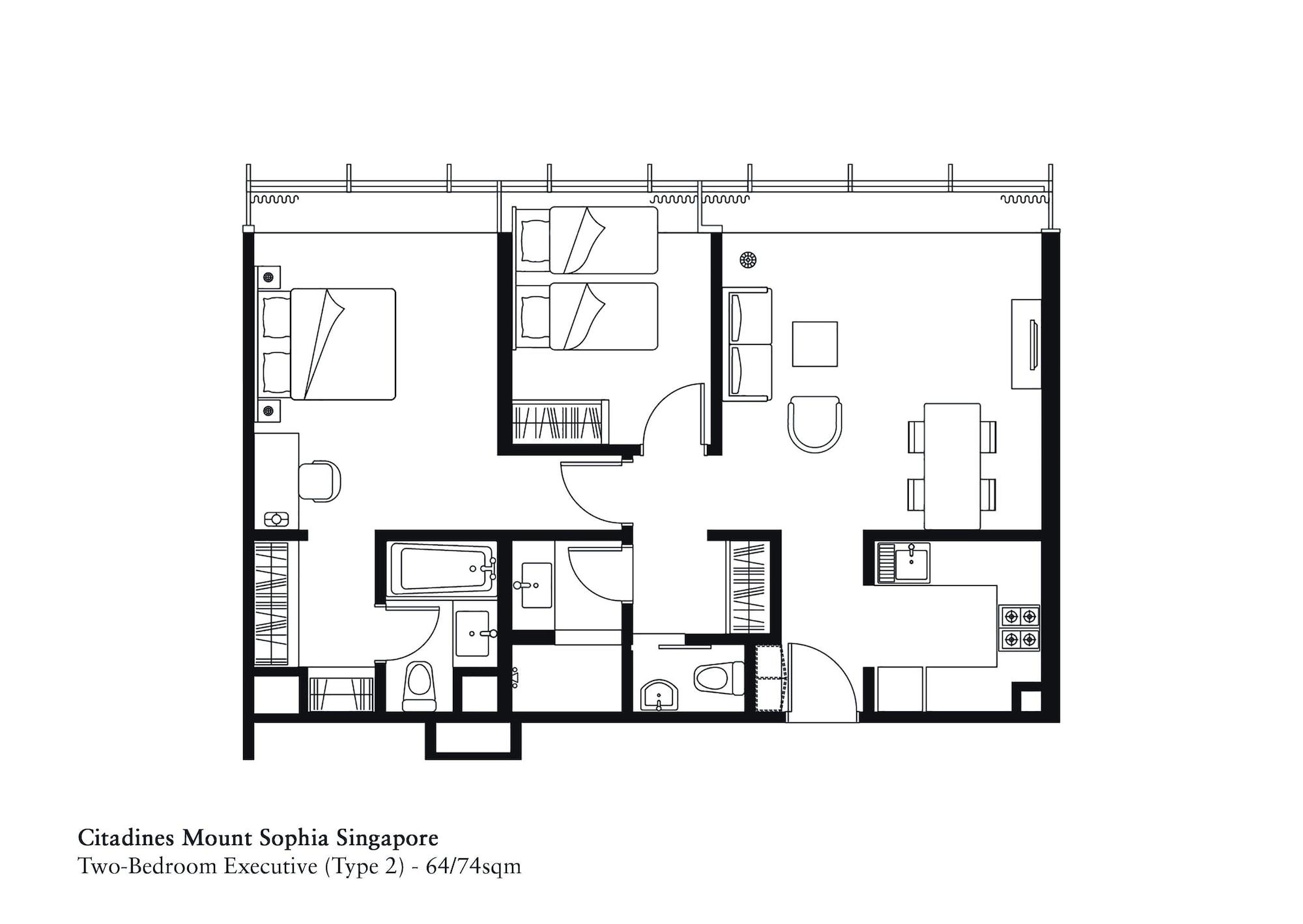 Citadines Mount Sophia Singapore Aparthotel Buitenkant foto